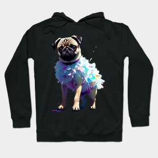 Flamingo Tutu Pug: The Pink and White Beauty Hoodie